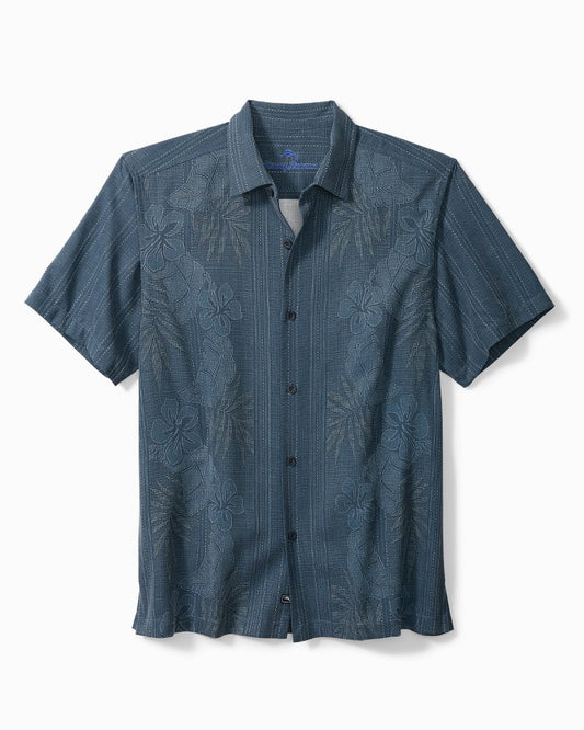 Tommy Bahama Big & Tall Bali Border Silk Camp Shirt