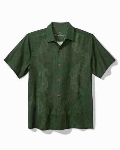 Tommy Bahama Big & Tall Bali Border Silk Camp Shirt