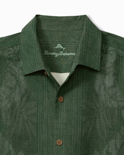 Tommy Bahama Big & Tall Bali Border Silk Camp Shirt