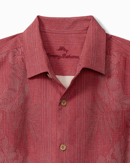 Tommy Bahama Big & Tall Bali Border Silk Camp Shirt