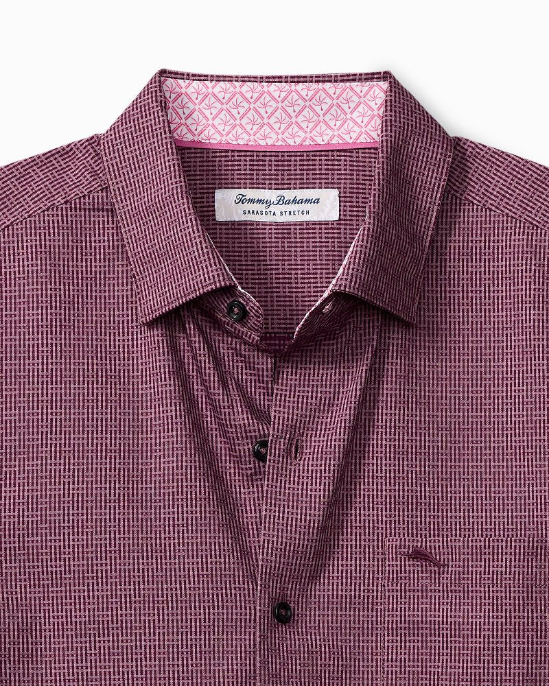 Tommy Bahama Big & Tall Sarasota Stretch Ventura Isles IslandZone® Stripe Shirt