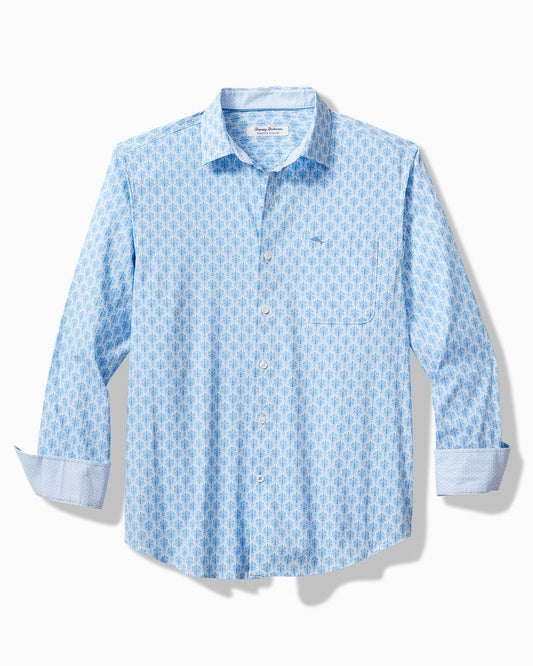 Tommy Bahama Big & Tall Sarasota Stretch Palm Tiles IslandZone® Shirt