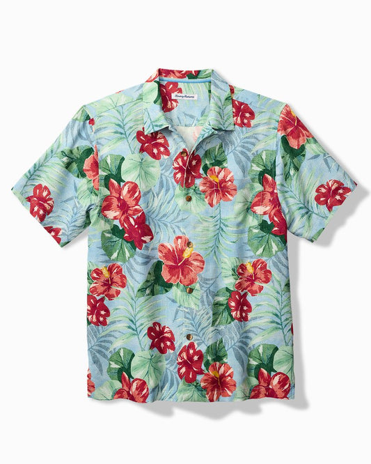 Tommy Bahama Big & Tall Fridas Garden Silk Camp Shirt