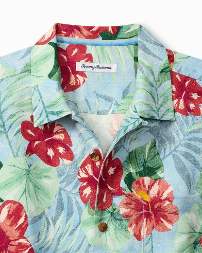 Tommy Bahama Big & Tall Fridas Garden Silk Camp Shirt
