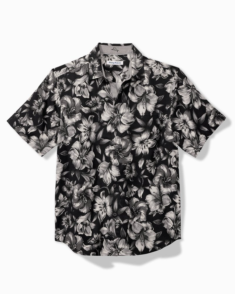 Tommy Bahama Big & Tall Hibiscus Hideaway Silk Camp Shirt