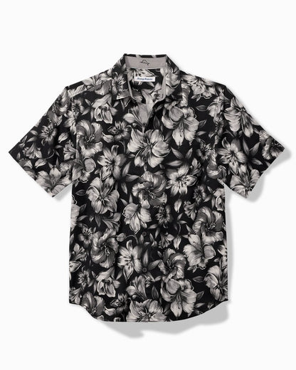 Tommy Bahama Big & Tall Hibiscus Hideaway Silk Camp Shirt