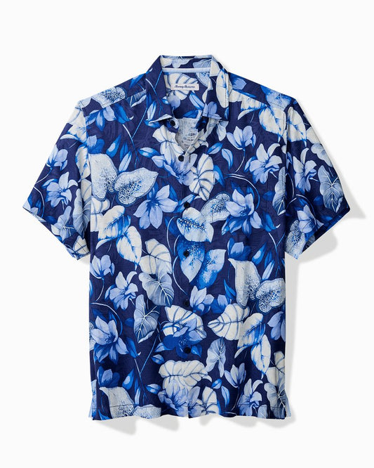 Tommy Bahama Big & Tall Azure Escape Silk Camp Shirt