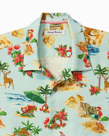 Tommy Bahama Big & Tall Santa Shores Silk Camp Shirt