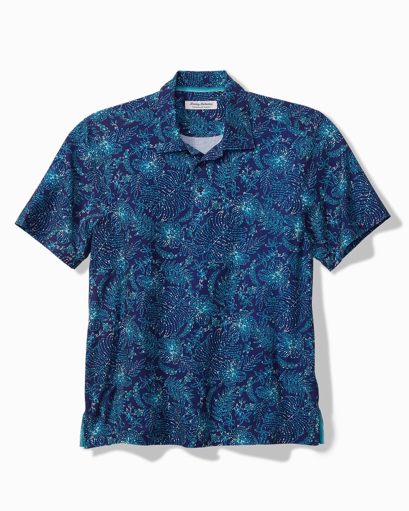 Tommy Bahama Big & Tall Bahama Coast Azul Burst IslandZone® Polo