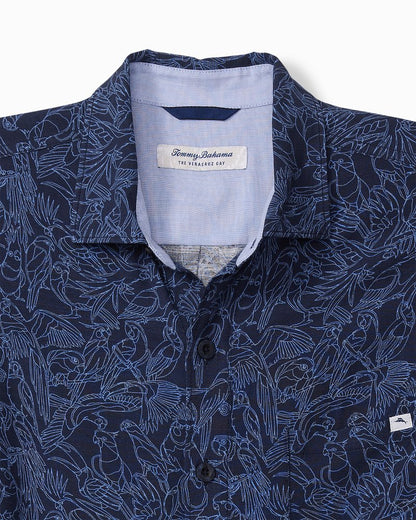 Tommy Bahama Big & Tall Veracruz Cay Paradise Pajaro Short-Sleeve Shirt