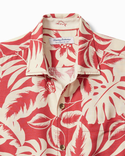 Tommy Bahama Big & Tall Veracruz Cay Lindavista Leaves Short-Sleeve Shirt