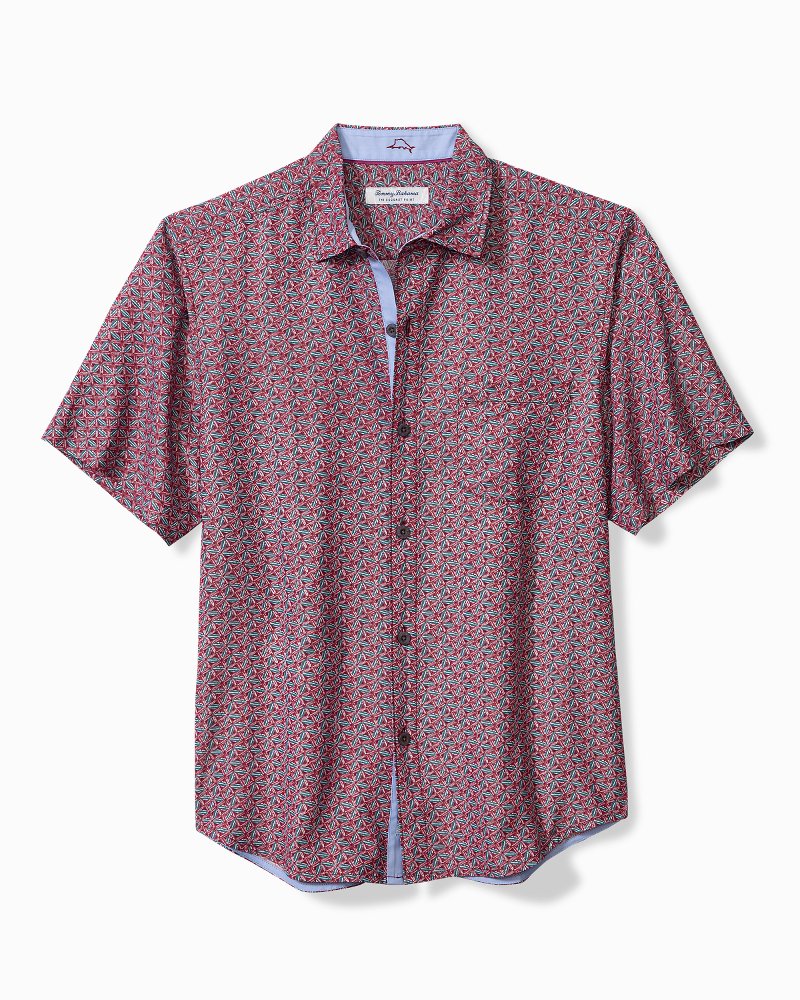 Tommy Bahama Big & Tall Coconut Point Beachcomber Geo IslandZone® Camp Shirt