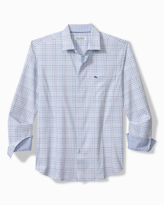 Tommy Bahama Big & Tall Sarasota Stretch Cabo Check IslandZone® Shirt