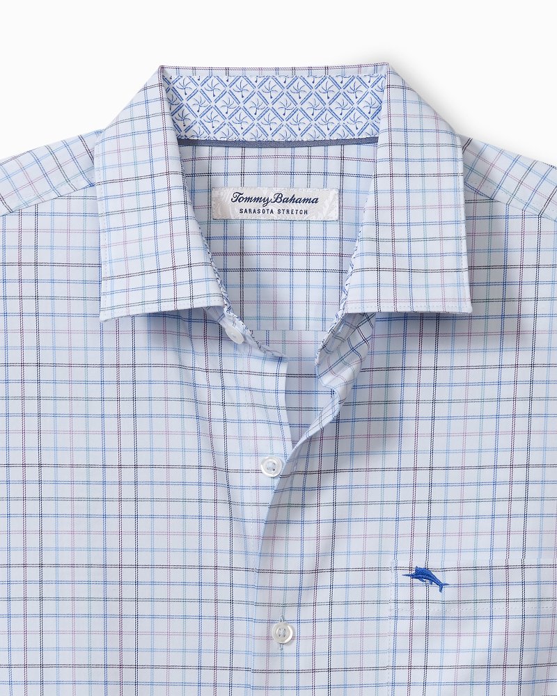 Tommy Bahama Big & Tall Sarasota Stretch Cabo Check IslandZone® Shirt