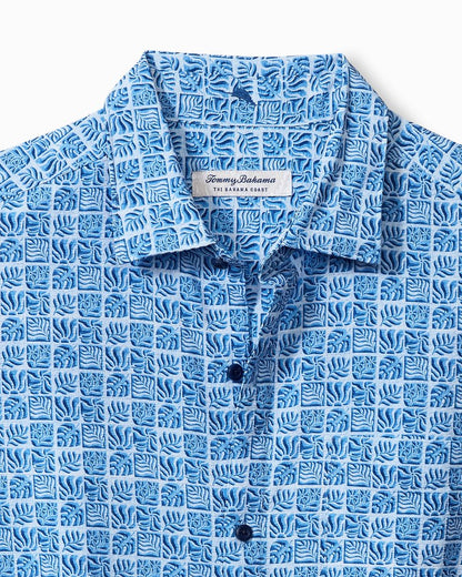 Tommy Bahama Big & Tall Bahama Coast Cozumel Tiles IslandZone® Shirt