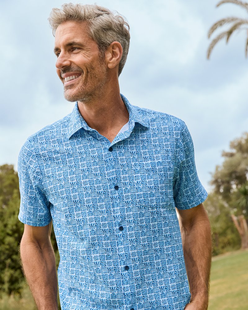 Tommy Bahama Big & Tall Bahama Coast Cozumel Tiles IslandZone® Shirt