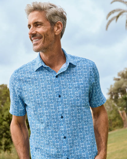 Tommy Bahama Big & Tall Bahama Coast Cozumel Tiles IslandZone® Shirt
