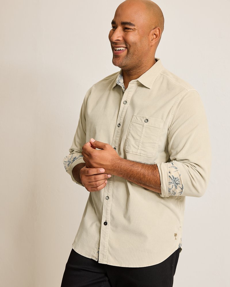 Tommy Bahama Big & Tall Coastline Cord Stretch Sun Fade Shirt