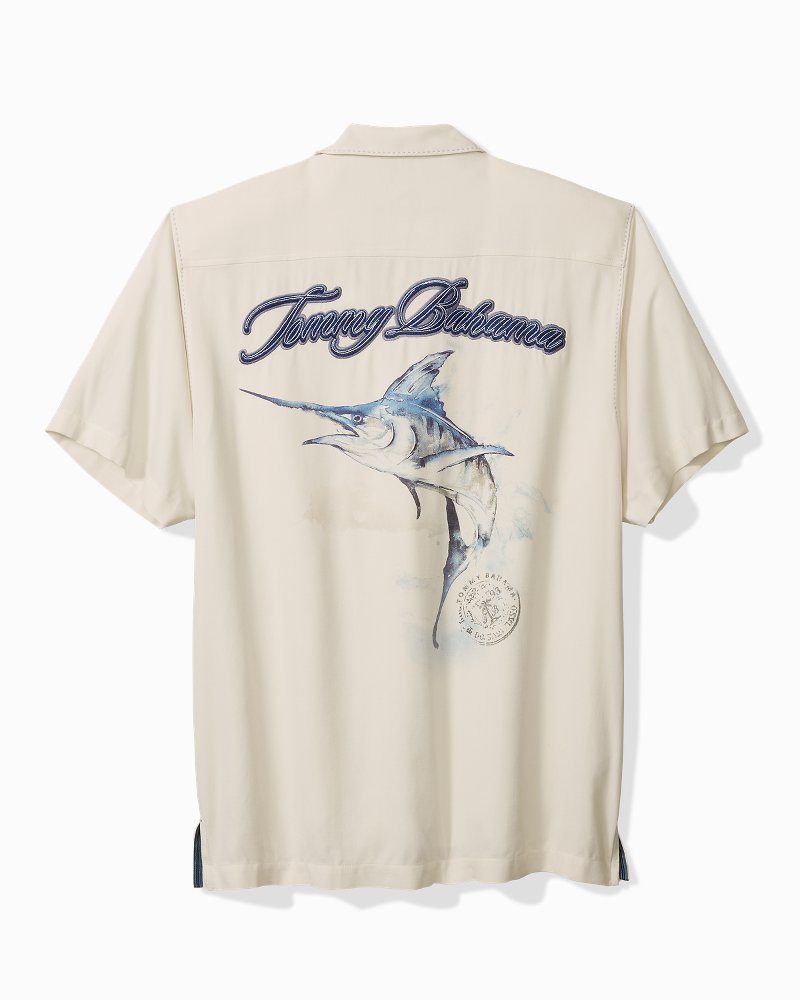 Tommy Bahama Big & Tall Marlin Paradise Silk Camp Shirt