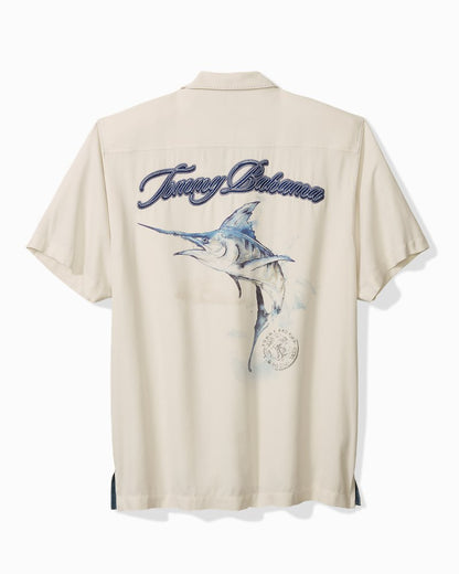 Tommy Bahama Big & Tall Marlin Paradise Silk Camp Shirt
