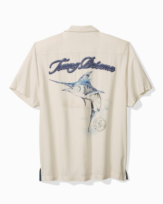 Tommy Bahama Big & Tall Marlin Paradise Silk Camp Shirt
