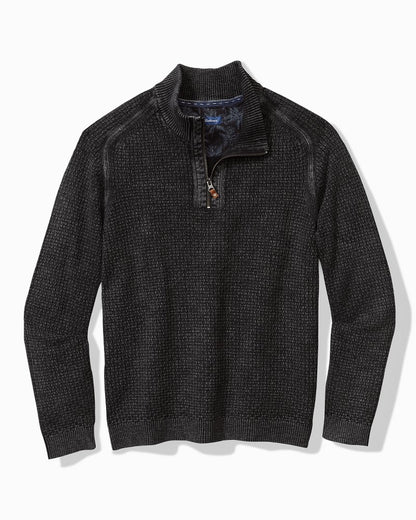 Tommy Bahama Big & Tall Sunbreak Half-Zip Sweater