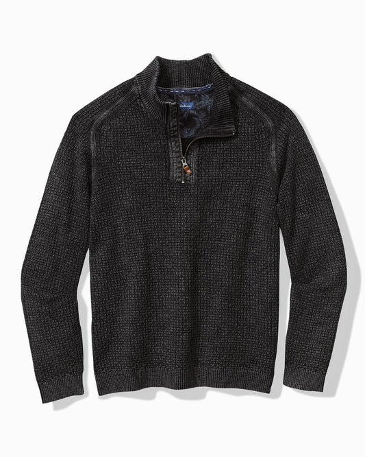 Tommy Bahama Big & Tall Sunbreak Half-Zip Sweater