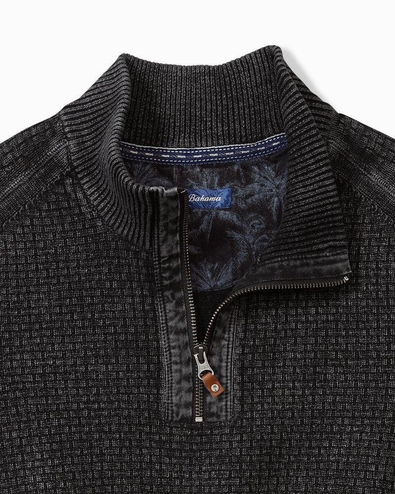 Tommy Bahama Big & Tall Sunbreak Half-Zip Sweater