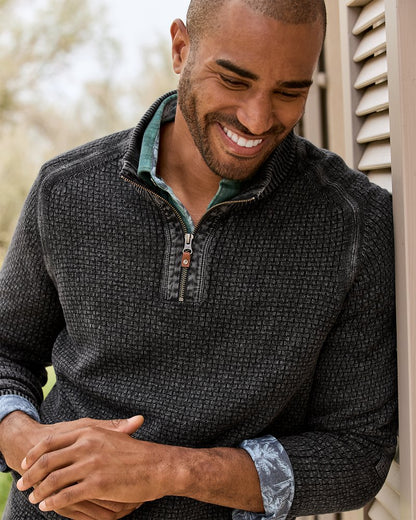 Tommy Bahama Big & Tall Sunbreak Half-Zip Sweater