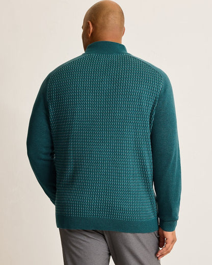 Tommy Bahama Big & Tall Coastal Shores Half-Zip Sweater