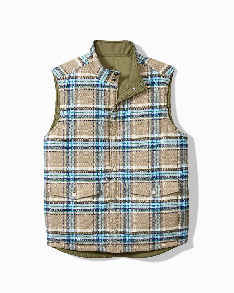Tommy Bahama Big & Tall Oak Harbor Reversible Vest