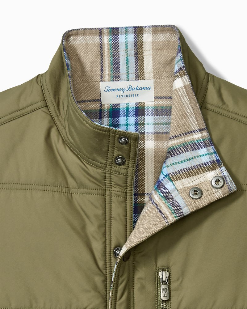 Tommy Bahama Big & Tall Oak Harbor Reversible Vest