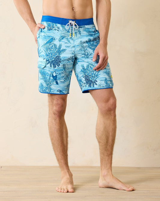 Tommy Bahama Big & Tall Baja Bird's Eye View Boardshorts