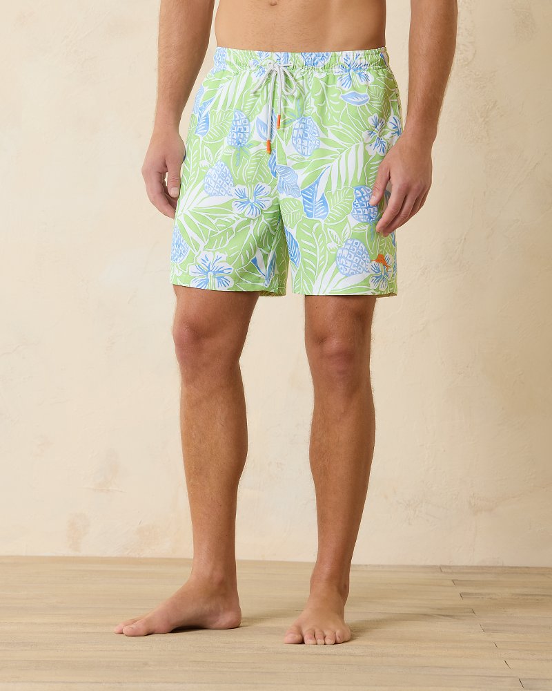 Tommy Bahama Big & Tall Naples Pineapple Hideaway Swim Trunks