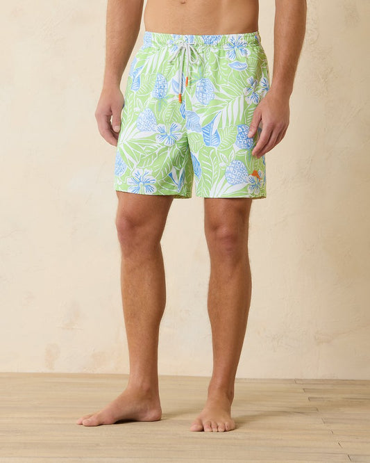 Tommy Bahama Big & Tall Naples Pineapple Hideaway Swim Trunks