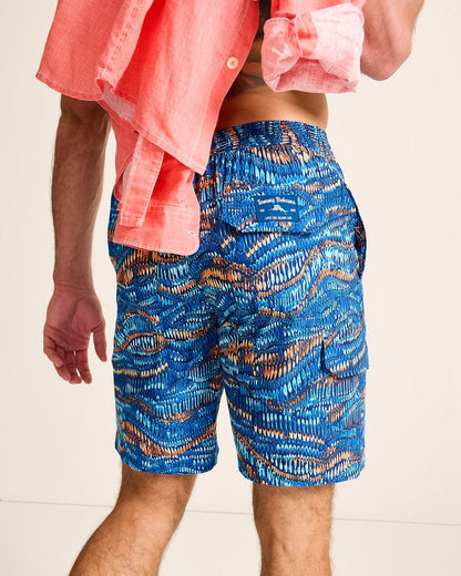 Tommy Bahama Big & Tall Baja Monte Rio Geo Boardshorts