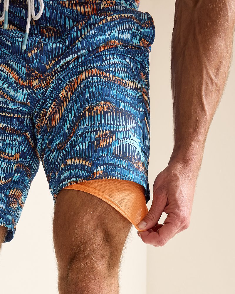 Tommy Bahama Big & Tall Baja Monte Rio Geo Boardshorts