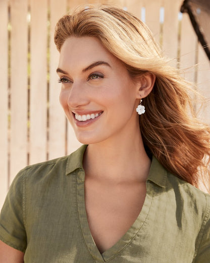 Tommy Bahama Island Essence Hibiscus Drop Earrings