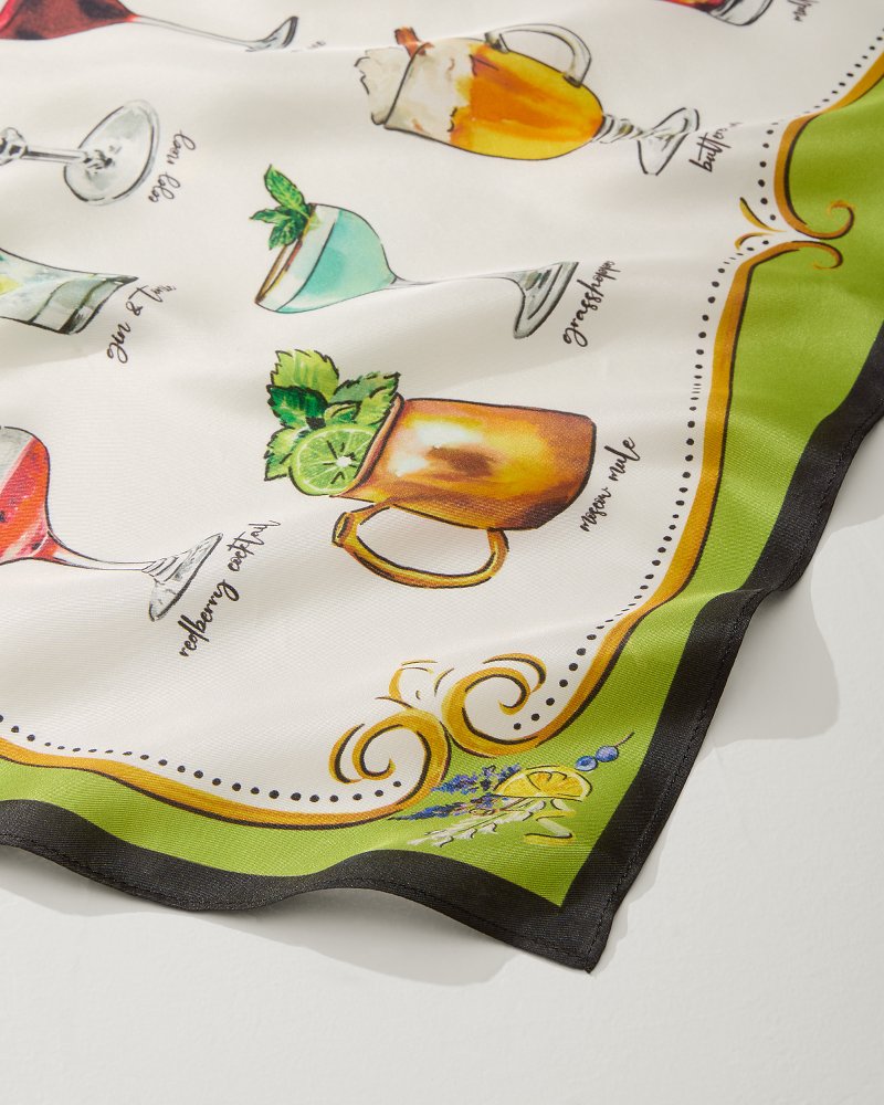 Tommy Bahama Cocktail Hour Silk Bandana