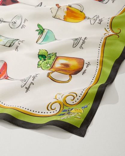 Tommy Bahama Cocktail Hour Silk Bandana