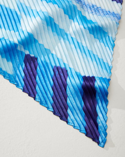 Tommy Bahama Mosaic Stripes Pleated Diamond Scarf