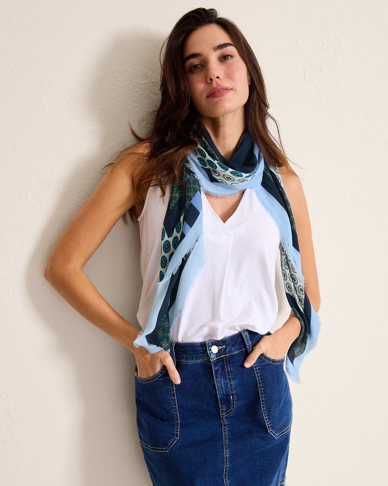Tommy Bahama Foulard Patch Square Scarf