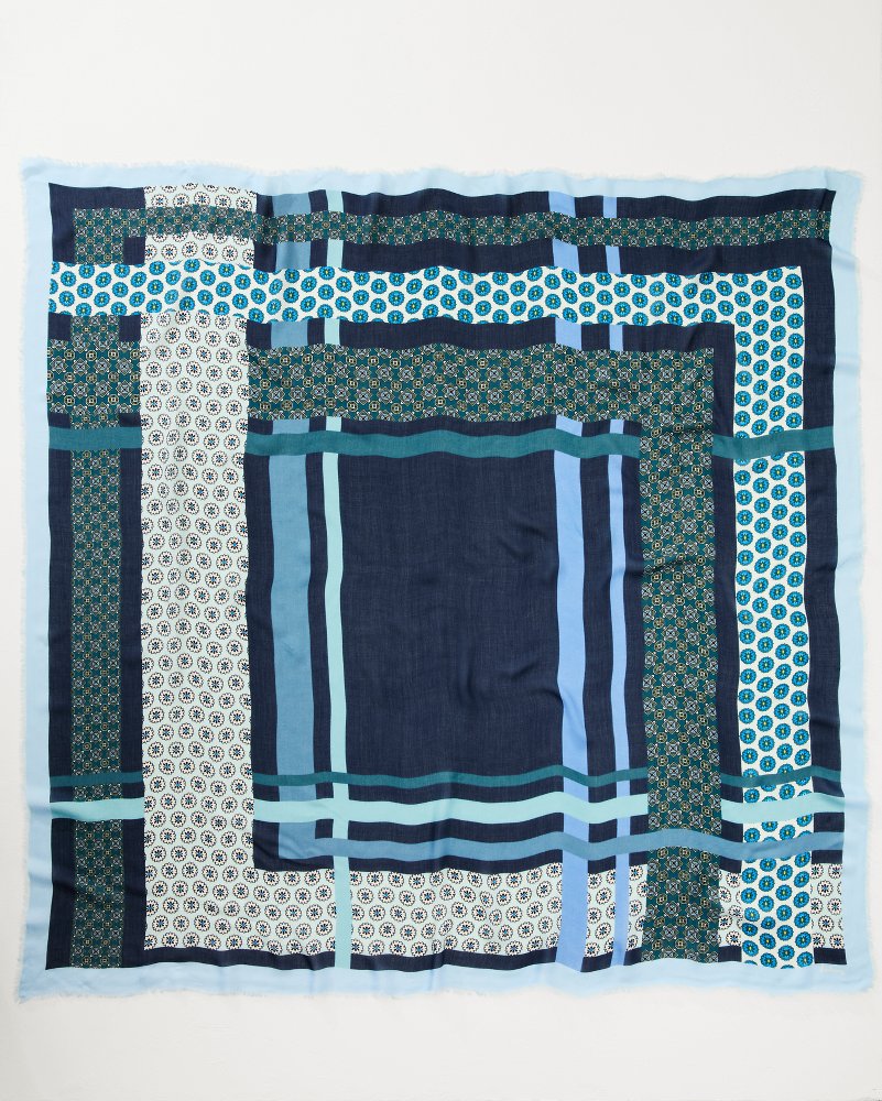 Tommy Bahama Foulard Patch Square Scarf