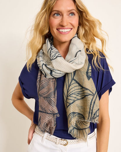 Tommy Bahama Block Bouquet Wrap Scarf