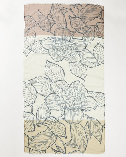 Tommy Bahama Block Bouquet Wrap Scarf