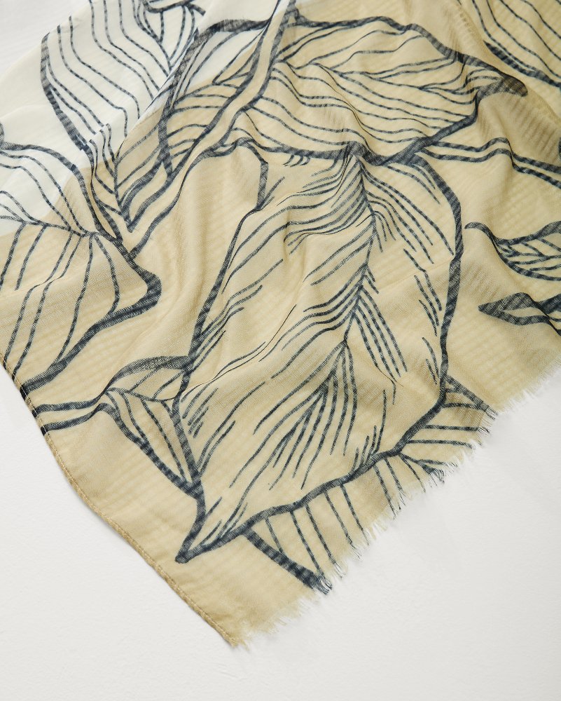 Tommy Bahama Block Bouquet Wrap Scarf