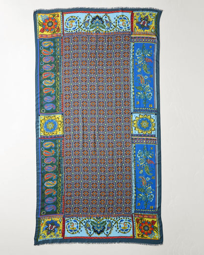 Tommy Bahama Tile Patch Wrap Scarf
