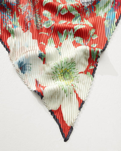 Tommy Bahama Amaryllis Pleated Diamond Scarf