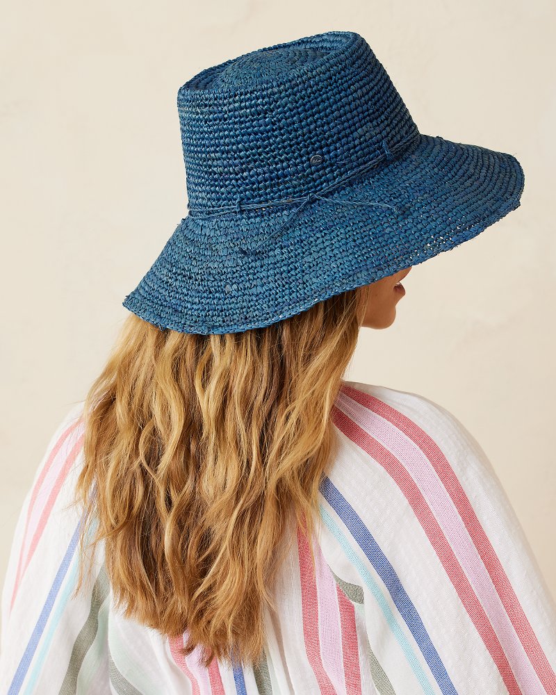 Tommy Bahama Packable Raffia Bucket Hat