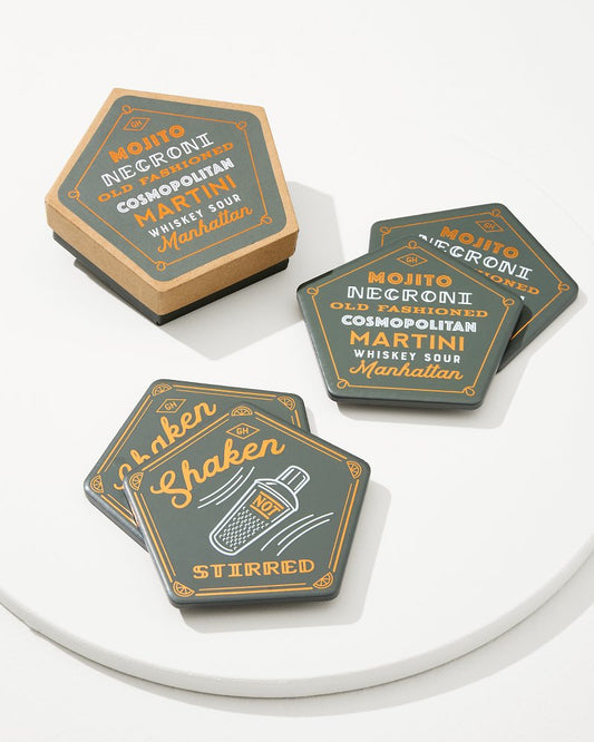 Tommy Bahama Cocktail Coasters—Set of 4